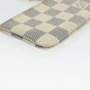 LOUIS VUITTON Damier Azur Pochette Cles Coin Purse N62659 LV Auth 176512-12
