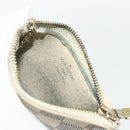 LOUIS VUITTON Damier Azur Pochette Cles Coin Purse N62659 LV Auth 176512-14