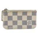 LOUIS VUITTON Damier Azur Pochette Cles Coin Purse N62659 LV Auth 176512-2