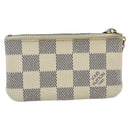 LOUIS VUITTON Damier Azur Pochette Cles Coin Purse N62659 LV Auth 176512-3