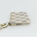 LOUIS VUITTON Damier Azur Pochette Cles Coin Purse N62659 LV Auth 176512-4