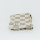 LOUIS VUITTON Damier Azur Pochette Cles Coin Purse N62659 LV Auth 176512-5