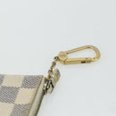 LOUIS VUITTON Damier Azur Pochette Cles Coin Purse N62659 LV Auth 176512-7