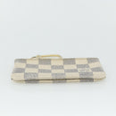 LOUIS VUITTON Damier Azur Pochette Cles Coin Purse N62659 LV Auth 176512-8