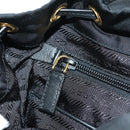 PRADA Robot Backpack Nylon Black Silver Auth 176514SAV-31