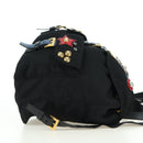 PRADA Robot Backpack Nylon Black Silver Auth 176514SAV-4