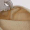 CHANEL Hat Wool Ivory CC Auth 176523A-11