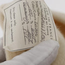 CHANEL Hat Wool Ivory CC Auth 176523A-13