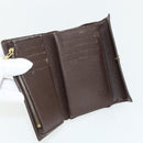 LOUIS VUITTON Monogram Damier Ebene Wallet 3 Set LV Auth 176526-14