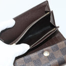 LOUIS VUITTON Monogram Damier Ebene Wallet 3 Set LV Auth 176526-15