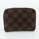 LOUIS VUITTON Monogram Damier Ebene Wallet 3 Set LV Auth 176526-16
