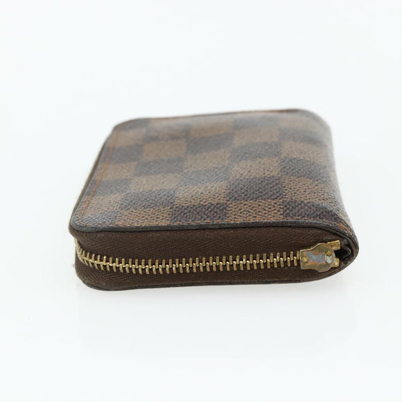 LOUIS VUITTON Monogram Damier Ebene Wallet 3 Set LV Auth 176526