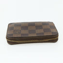 LOUIS VUITTON Monogram Damier Ebene Wallet 3 Set LV Auth 176526-19