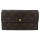 LOUIS VUITTON Monogram Damier Ebene Wallet 3 Set LV Auth 176526-2
