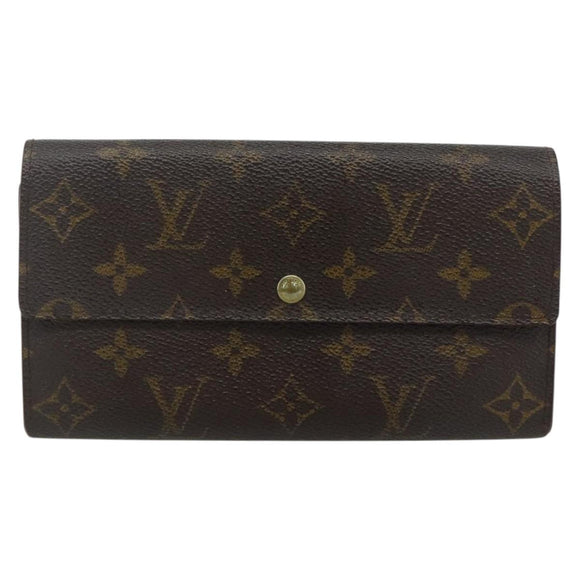 LOUIS VUITTON Monogram Damier Ebene Wallet 3 Set LV Auth 176526