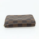 LOUIS VUITTON Monogram Damier Ebene Wallet 3 Set LV Auth 176526-20