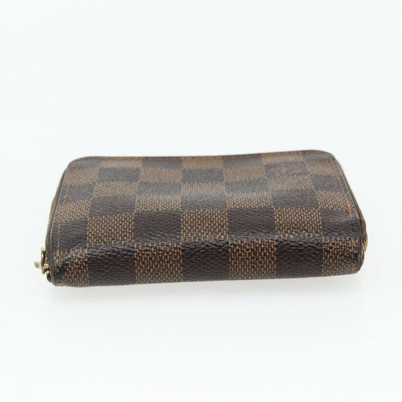 LOUIS VUITTON Monogram Damier Ebene Wallet 3 Set LV Auth 176526