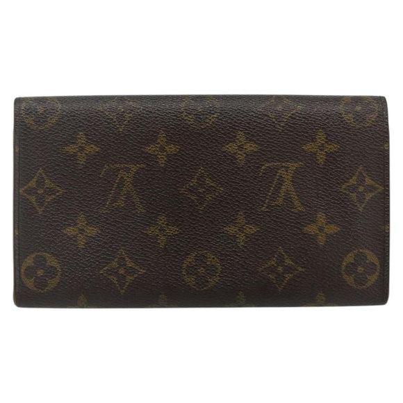LOUIS VUITTON Monogram Damier Ebene Wallet 3 Set LV Auth 176526