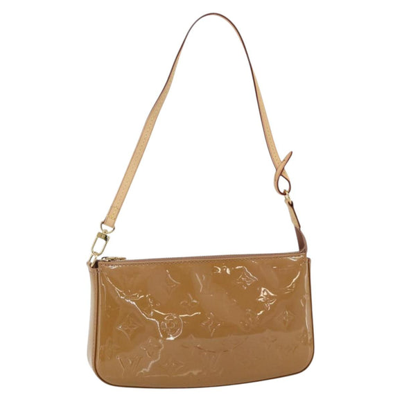 LOUIS VUITTON Vernis Pochette Accessoires Pouch Dunne M90196 LV Auth 176532A