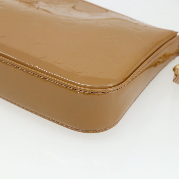 LOUIS VUITTON Vernis Pochette Accessoires Pouch Dunne M90196 LV Auth 176532A