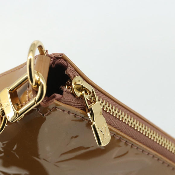 LOUIS VUITTON Vernis Pochette Accessoires Pouch Dunne M90196 LV Auth 176532A
