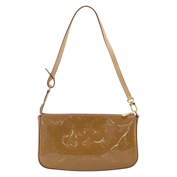 LOUIS VUITTON Vernis Pochette Accessoires Pouch Dunne M90196 LV Auth 176532A