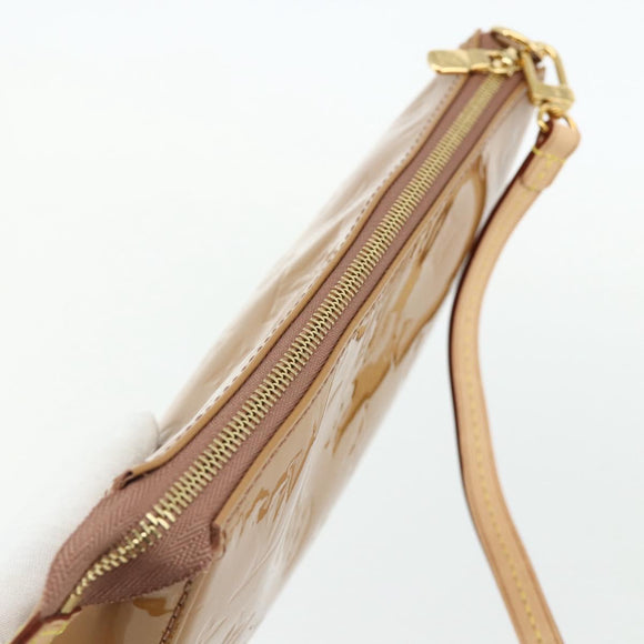 LOUIS VUITTON Vernis Pochette Accessoires Pouch Dunne M90196 LV Auth 176532A
