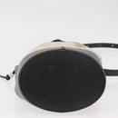 LOEWE Balloon bag Shoulder Bag Canvas Ivory Silver Auth 176533A-5