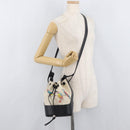LOEWE Balloon bag Shoulder Bag Canvas Ivory Silver Auth 176533A-23