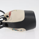 LOEWE Balloon bag Shoulder Bag Canvas Ivory Silver Auth 176533A-4
