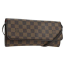 LOUIS VUITTON Damier Ebene Pochette Twin GM Shoulder Bag SPO LV Auth 176534SV-1