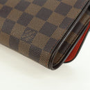 LOUIS VUITTON Damier Ebene Pochette Twin GM Shoulder Bag SPO LV Auth 176534SV-18