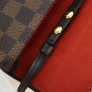 LOUIS VUITTON Damier Ebene Pochette Twin GM Shoulder Bag SPO LV Auth 176534SV-8