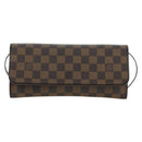 LOUIS VUITTON Damier Ebene Pochette Twin GM Shoulder Bag SPO LV Auth 176534SV-13