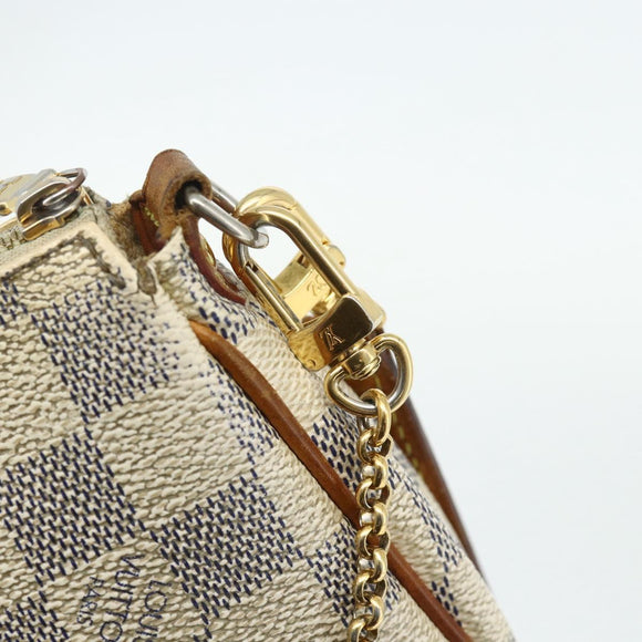 LOUIS VUITTON Damier Azur Eva Shoulder Bag 2way N55214 LV Auth 176535