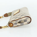 LOUIS VUITTON Damier Azur Eva Shoulder Bag 2way N55214 LV Auth 176535-4