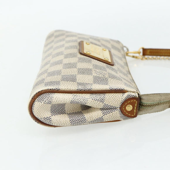 LOUIS VUITTON Damier Azur Eva Shoulder Bag 2way N55214 LV Auth 176535