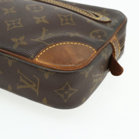 LOUIS VUITTON Monogram Marly Dragonne GM Clutch Bag M51825 LV Auth 176545
