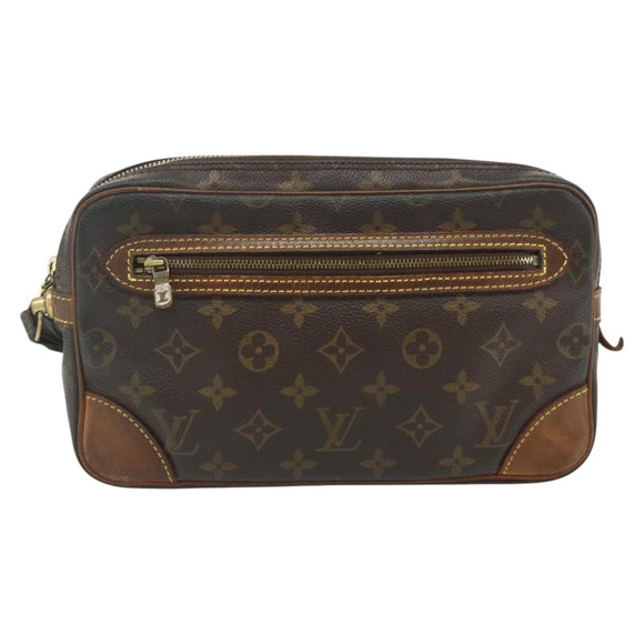 LOUIS VUITTON Monogram Marly Dragonne GM Clutch Bag M51825 LV Auth 176545