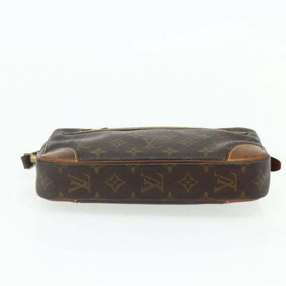 LOUIS VUITTON Monogram Marly Dragonne GM Clutch Bag M51825 LV Auth 176545