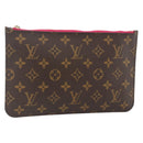 LOUIS VUITTON Monogram Neverfull MM Pouch Accessory Pouch LV Auth 176549-1