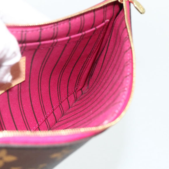 LOUIS VUITTON Monogram Neverfull MM Pouch Accessory Pouch LV Auth 176549