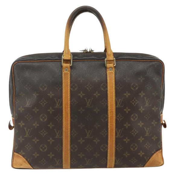LOUIS VUITTON Monogram Porte Documents Voyage Business Bag M53361 LV Auth 176551