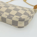 LOUIS VUITTON Damier Azur Mini Pochette Accessoires Pouch N63005 LV Auth 176553-9