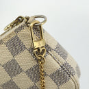 LOUIS VUITTON Damier Azur Mini Pochette Accessoires Pouch N63005 LV Auth 176553-18