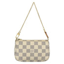 LOUIS VUITTON Damier Azur Mini Pochette Accessoires Pouch N63005 LV Auth 176553-13