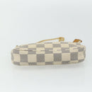 LOUIS VUITTON Damier Azur Mini Pochette Accessoires Pouch N63005 LV Auth 176553-5