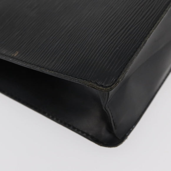 LOUIS VUITTON Epi Monceau 28 Hand Bag Black M52122 LV Auth 176555