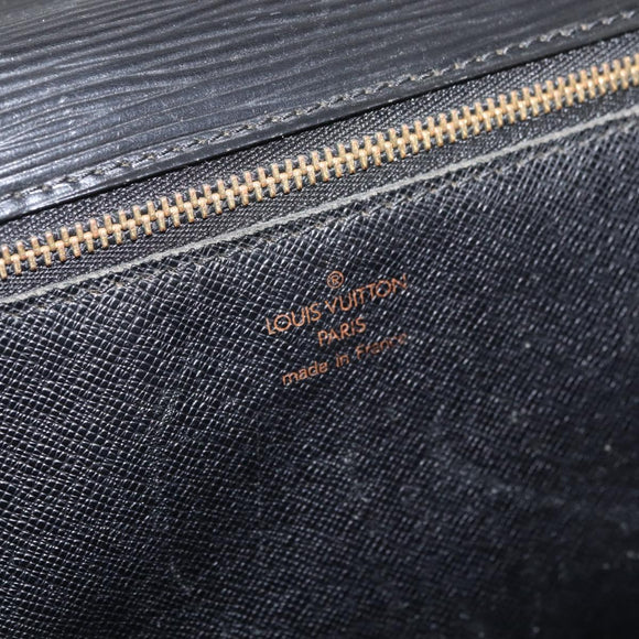 LOUIS VUITTON Epi Monceau 28 Hand Bag Black M52122 LV Auth 176555
