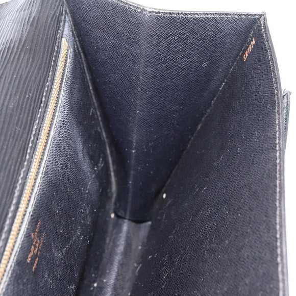 LOUIS VUITTON Epi Monceau 28 Hand Bag Black M52122 LV Auth 176555